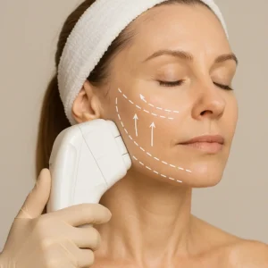 Woman having HI-FU to reduce wrinkles call LA LIPO Cleveleys Now!