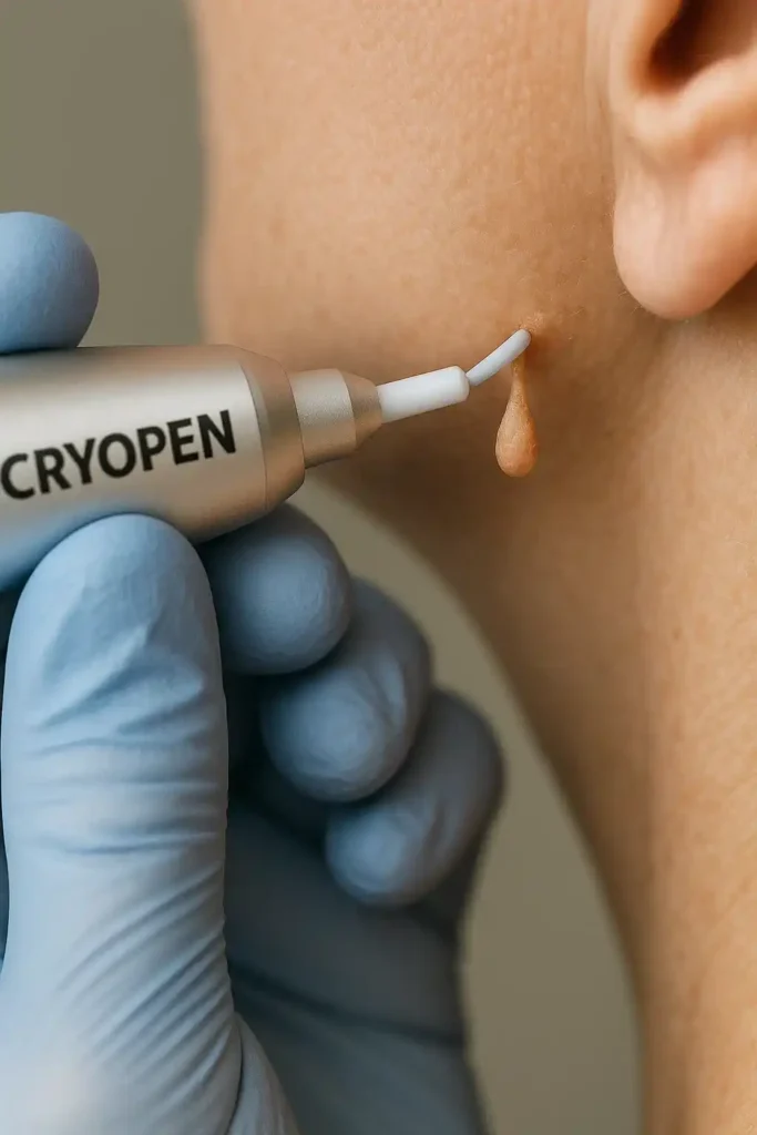Cryopen for skin tags removal Cleveleys speak to our team today!