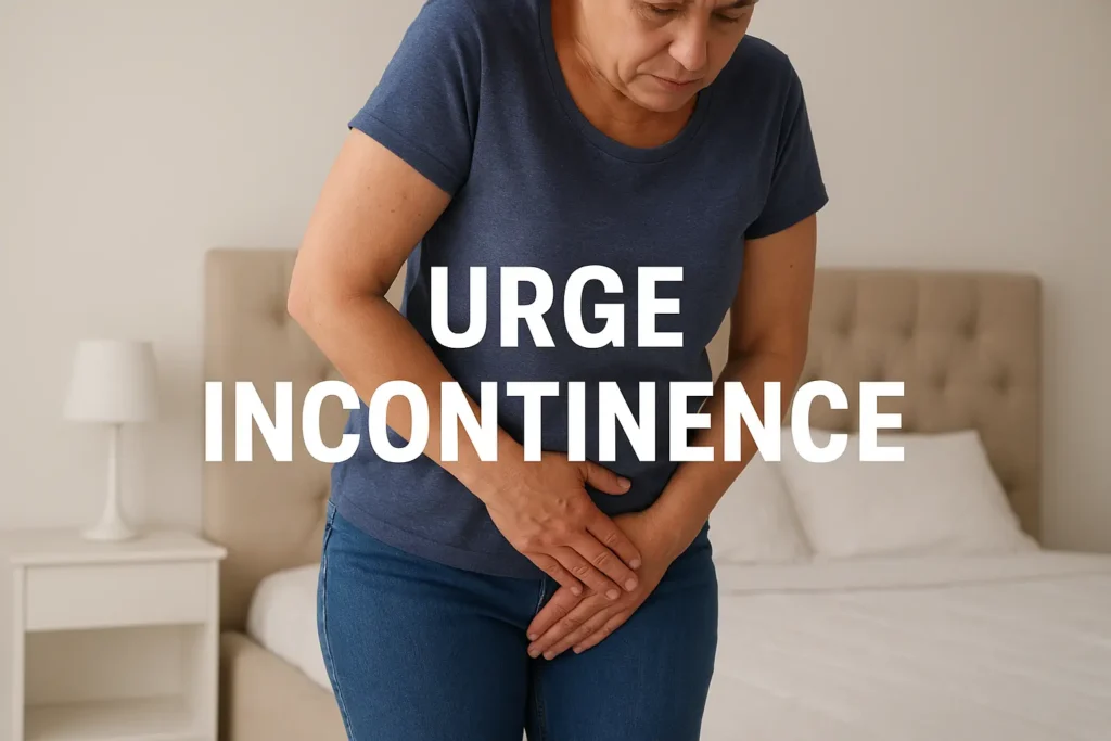 how to manage urge incontinence Cleveleys symptoms