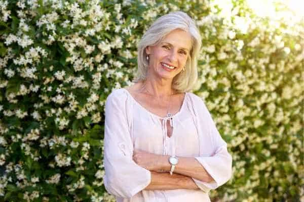 Older woman happy with urinary incontinence treatment Cleveleys