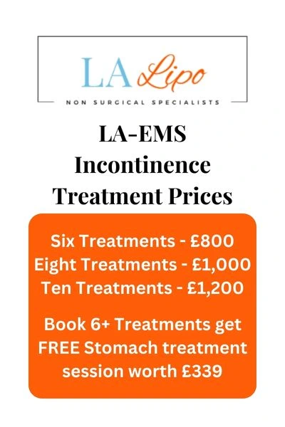 LA-EMS Incontinence Treatment Prices Cleveleys