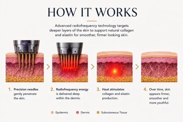 Diagram of how Collagen Lift Therapy Cleveleys works