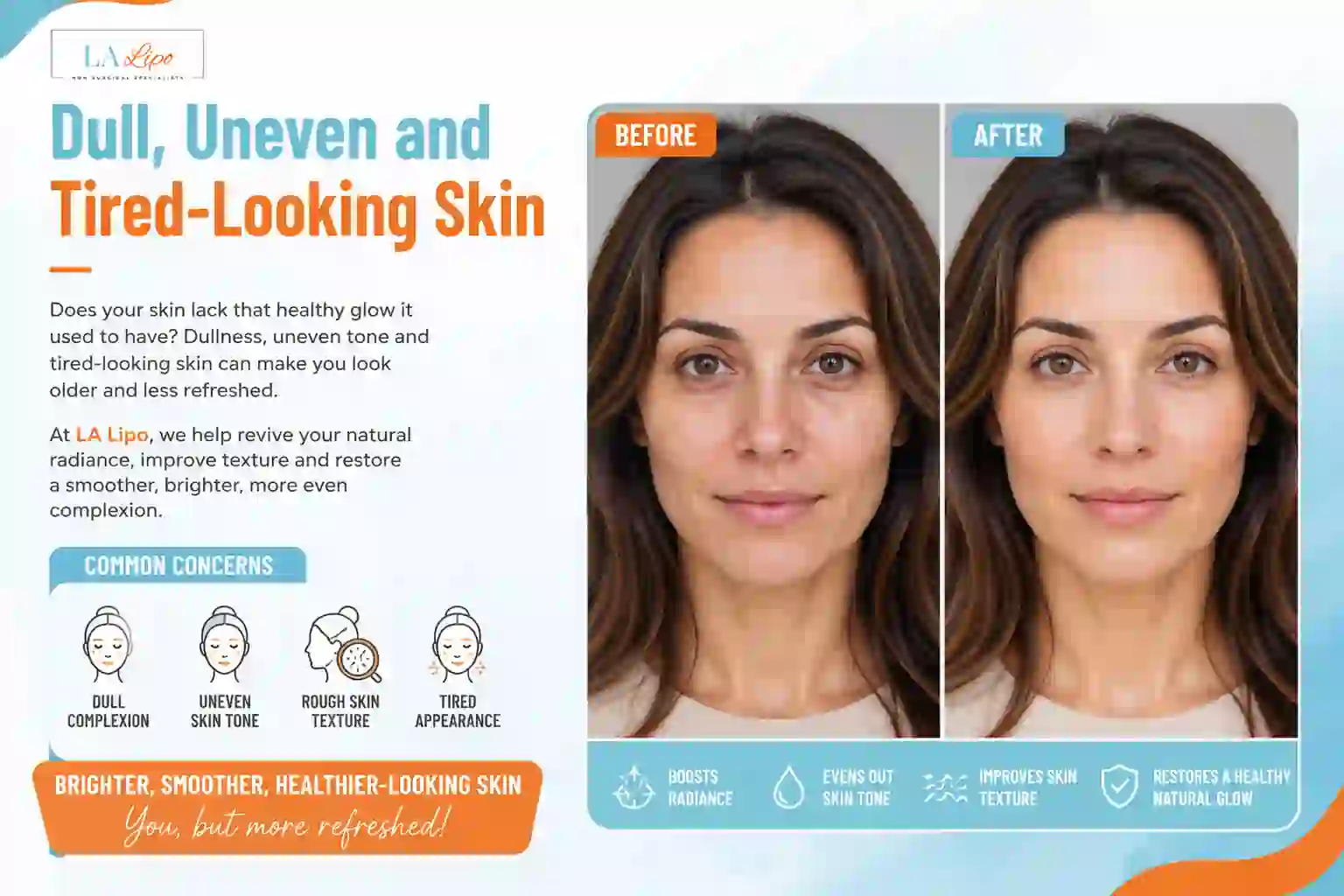 Sign #5: Dull, Uneven and Tired-Looking Skin Cleveleys